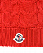 Красная базовая шапка из шерсти Moncler | Фото 3