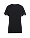 Черная футболка с аппликацией &quot;ласточки&quot; No. 21 | Фото 5