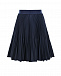 Синяя юбка с поясом на резинке Aletta | Фото 3