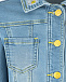 Голубая джинсовая куртка с Твити из страз Monnalisa | Фото 5