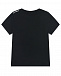 Черная футболка с принтом &quot;Bad boy&quot; Karl Lagerfeld kids | Фото 2