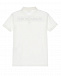 Белая футболка-поло на молнии Emporio Armani | Фото 2