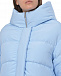 Укороченное голубое пальто-пуховик  | Фото 8