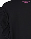 Черное платье-свитшот с рюшами  | Фото 6