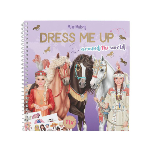 Альбом с наклейками Miss Melody Dress Me Up Around The World DEPESCHE | Фото 1