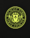 Футболка с желтым лого, черная Balmain | Фото 3