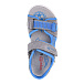 Кожаные сандалии с голубой отделкой SUPERFIT | Фото 4