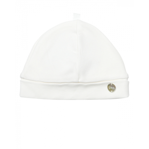 Белая хлопковая шапка Paz Rodriguez | Фото 1
