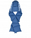Синий шарф с капюшоном  | Фото 5