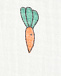 Слюнявчик с принтом &quot;морковки&quot;, 3 шт Jan&Sofie | Фото 6