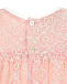 Розовое платье из фатина с вышивкой GG GUCCI | Фото 4