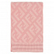 Розовый шарф с логотипом в тон Fendi | Фото 2