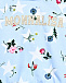 Толстовка-худи со сплошным принтом &quot;Звезды и цветы&quot; Monnalisa | Фото 3