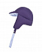 Двухстронняя шапка-ушанка, фиолетовый/сиреневый Yves Salomon | Фото 10