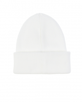 Белая шапка с декором &quot;стразами&quot; Chobi Белый, арт. SH22045 WHITE | Фото 2