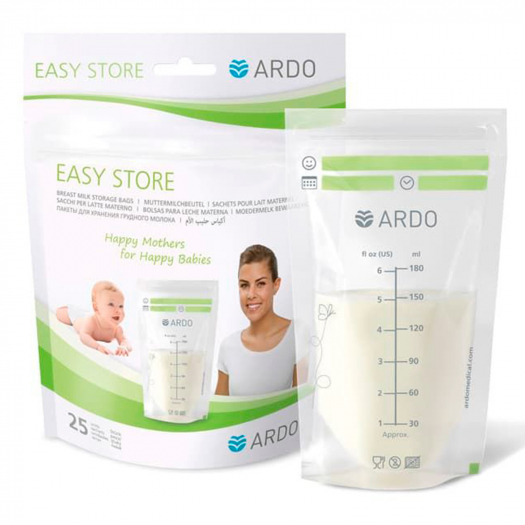 Пакеты для хранения и замораживания грудного молока Easy Store, 25 шт ARDO | Фото 1