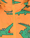 Оранжевая ветровка с капюшоном и принтом &quot;крокодилы&quot; Stella McCartney | Фото 4