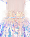 Розовое платье с юбкой из пайеток  | Фото 4