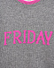 Серый джемпер Friday из шерсти и кашемира Alberta Ferretti | Фото 3