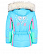 Комплект, куртка и полукомбиезон, голубой с вышивкой Poivre Blanc | Фото 3