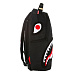 Черный рюкзак SHORE 21 CHENILLE с красной акулой, 45x15x30 см, 1 кг SprayGround | Фото 3