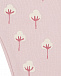Розовые спортивные брюки с принтом &quot;деревья&quot; Sanetta Pure | Фото 3