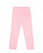 Розовые флисовые брюки Poivre Blanc | Фото 2