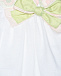 Платье с ажурной вышивкой и бантом Marlu | Фото 3