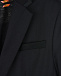 Черный пиджак с атласной отделкой  | Фото 5