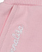 Спортивные брюки с поясом на резинке, розовые Monnalisa | Фото 3