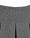Серая юбка со складками Dal Lago | Фото 4