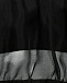 Блузка шифоновая с рукавами бафами, черная Alberta Ferretti | Фото 3