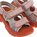Розовые сандалии с контрастной подошвой GUCCI | Фото 7