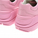 Розовые кроссовки из кожи GUCCI | Фото 6