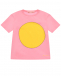 Футболка с желтым кругом, розовая MARNI | Фото 1