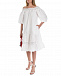 Белое платье с рукавами-воланами Parosh | Фото 2
