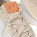 Бежевые кроссовки с белым лого NEW BALANCE | Фото 6