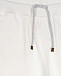 Белые спортивные брюки Brunello Cucinelli | Фото 3
