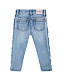 Зауженные джинсы с оборками Monnalisa | Фото 2