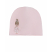 Розовая шапка с аппликацией La Perla | Фото 1