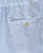 Голубые льняные шорты 120% Lino | Фото 9