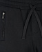 Черные спортивные брюки с белым лого Dolce&Gabbana | Фото 4