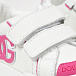 Белые кроссовки с розовыми вставками Dolce&Gabbana | Фото 6