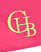 Косынка цвета фуксии с салатовым лого Chobi | Фото 3