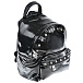 Черный рюкзак из эко-кожи 20x23x15 см  | Фото 2