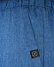 Синие брюки с поясом на кулиске Dan Maralex | Фото 9