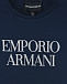 Темно-синяя футболка с логотипом Emporio Armani | Фото 3