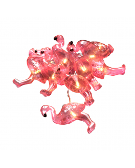 Гирлянда &quot;Фламинго&quot; LED 10 диодов с 6-часовым таймером, на батарейках Konstsmide , арт. 3132-343 | Фото 1