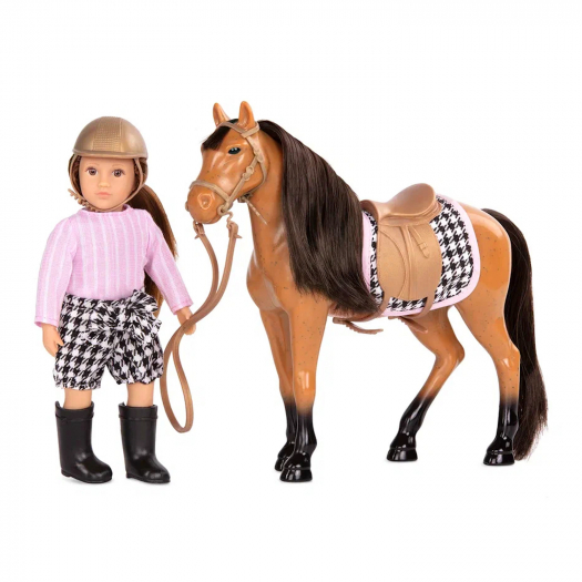 Кукла Селия наездница с лошадью Lori | Фото 1