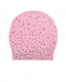 Розовая шапка из шерсти и кашемира со стразами Regina | Фото 1